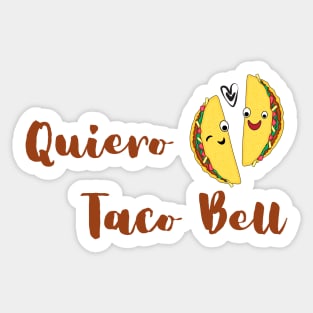 Quiero Taco Bell Sticker